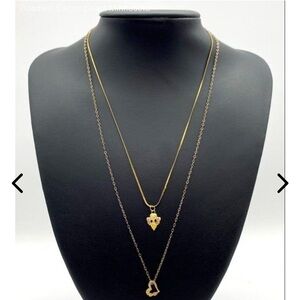 10K Dainty Black Hills Gold Pendants on Gold filled chains